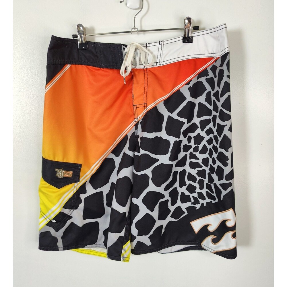 Vintage Billabong Taj Burrow Signature Series Board Shorts Size 31" (Tag 33) y2k